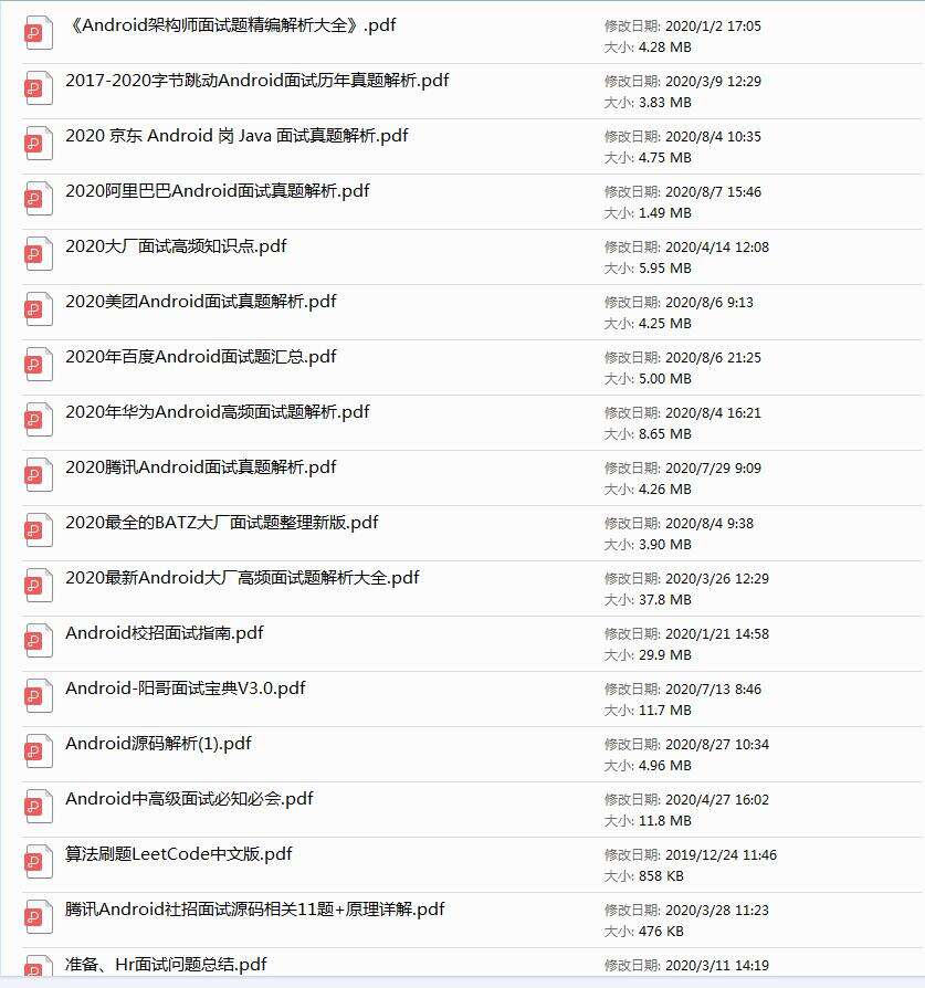 带你彻底搞懂Android启动速度优化!最全的BAT大厂面试题整理 - 文章图片