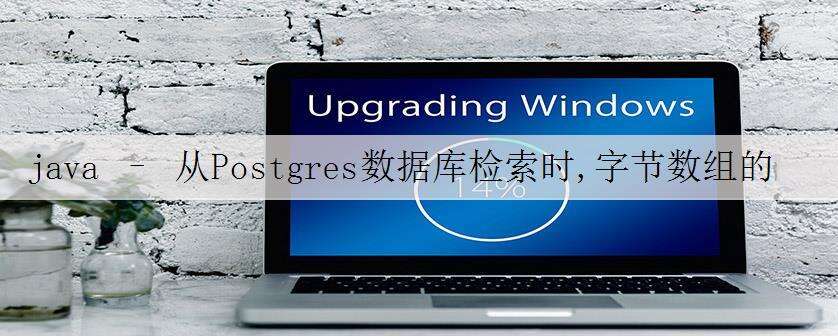 java – 从Postgres数据库检索时,字节数组的大小变为double