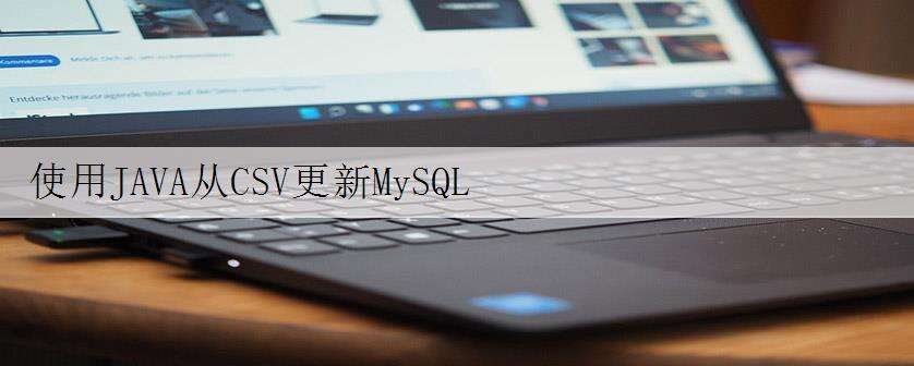 使用JAVA从CSV更新MySQL