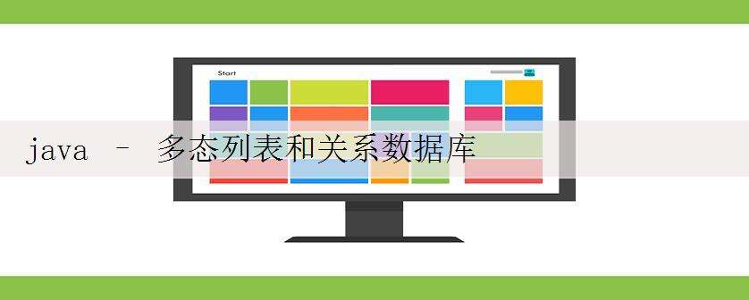 java – 多态列表和关系数据库