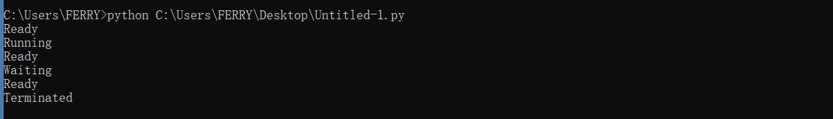 python模拟进程状态 - 文章图片
