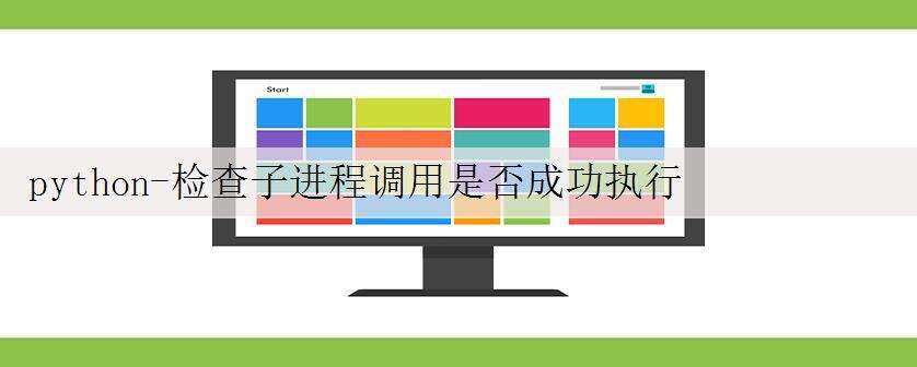 python-检查子进程调用是否成功执行