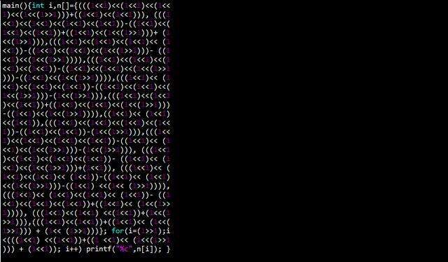 6个变态的C语言Hello World程序，网友直呼骚不过！ - 文章图片