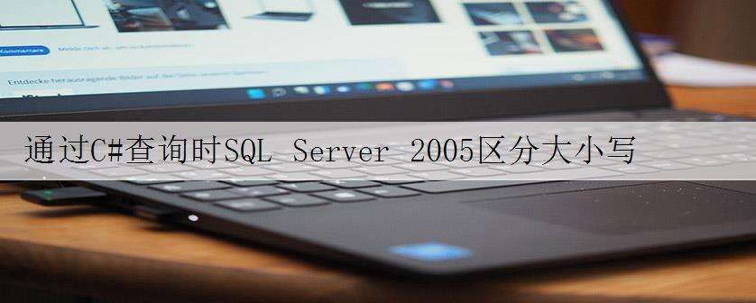 通过C#查询时SQL Server 2005区分大小写