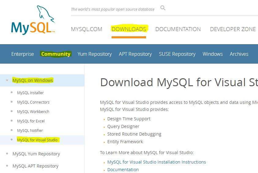 （visual studio）c#连接mysql数据库 - 文章图片